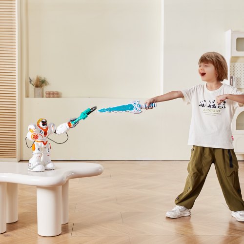 RC Robot Toys for Kids Battle Mode Programmable Remote Control Smart Robot