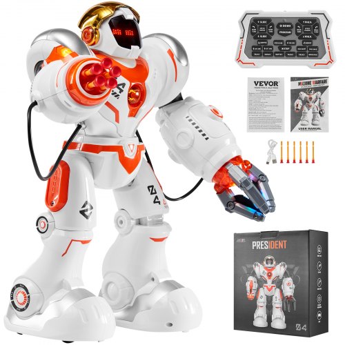 RC Robot Toys for Kids Battle Mode Programmable Remote Control Smart Robot