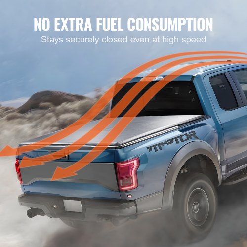 Truck Bed Cover Roll Up Truck Bed Tonneau Cover Compatible with 20092024
