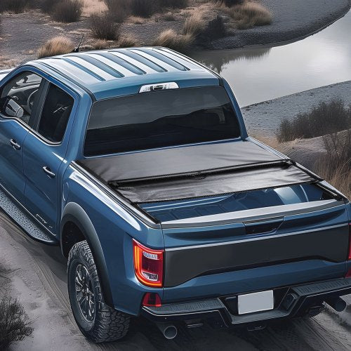 Truck Bed Cover Roll Up Truck Bed Tonneau Cover Compatible with 20092024