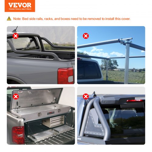 Truck Bed Cover Roll Up Truck Bed Tonneau Cover Compatible with 20022018
