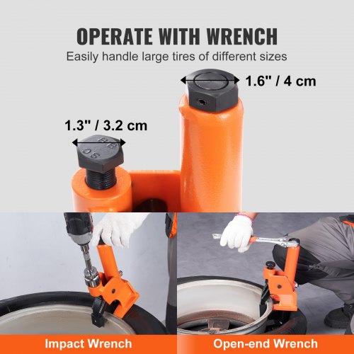 Manual Tire Bead Breaker 3842 Tires Changer Tool with Rubber Pad