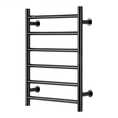 6 Bars Towel Warmer Rack Wall Mounted Heated Towel Rack for Bathroom IPX5