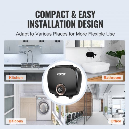Tankless Water Heater Electric 7kw On Demand Instant Under Sink Water