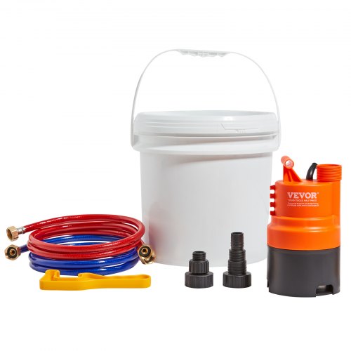 Tankless Water Heater Flushing Kit Includes Efficient Pump 3.7 Gallon