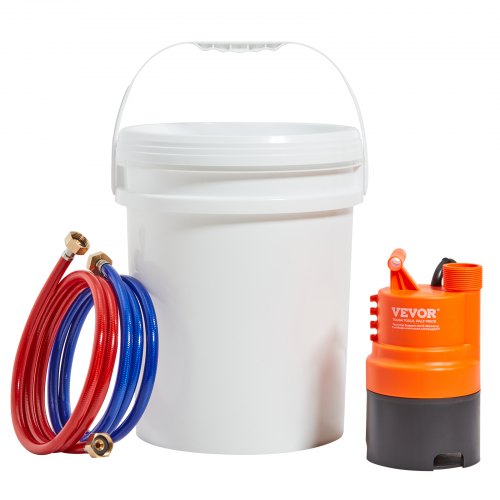 Tankless Water Heater Flushing Kit Includes Efficient Pump 5 Gallon Pail