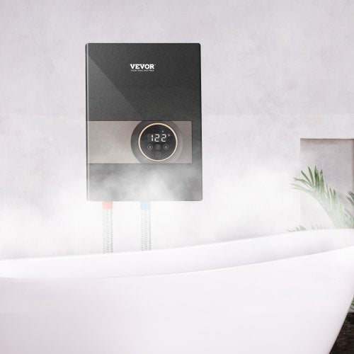 Instant Water Heater 8kw On Demand Electric Tankless Water Boiler Digital