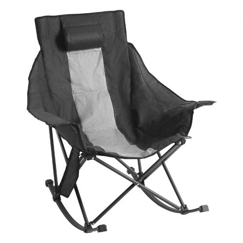 Heated Camping Chair 3 Heating Settings LargeSized Padded Folding Rocker