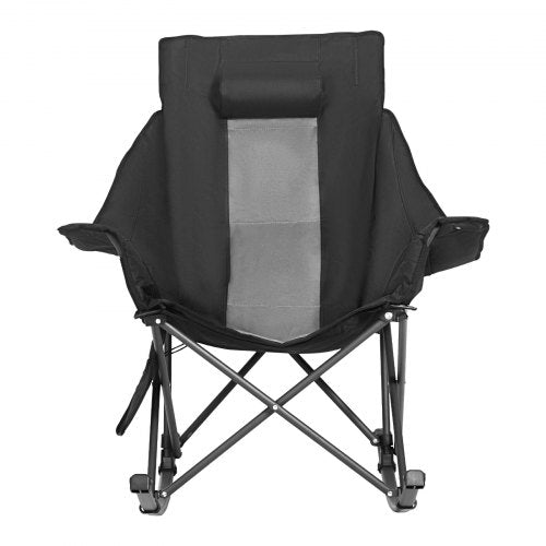 Heated Camping Chair 3 Heating Settings LargeSized Padded Folding Rocker