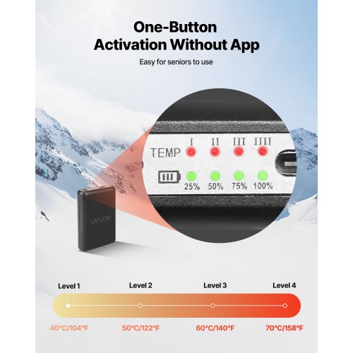 Heated Socks 5000mAh Battery Powered Rechargeable Heating Socks with 4 1