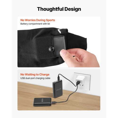 Heated Socks 5000mAh Battery Powered Rechargeable Heating Socks with 4 1
