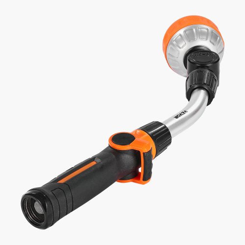 Watering Wand 15Inch Heavy Duty Garden Hose Wand with 8 Spray Patterns