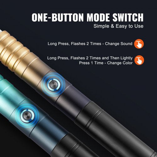 Light Sword 2 Pack Light up Sword with 12 RGB Colors 4 Sound Modes