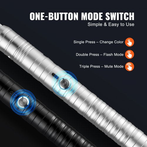 Light Sword 2 Pack Light up Sword with 7 RGB Colors 4 Sound Modes and Realistic