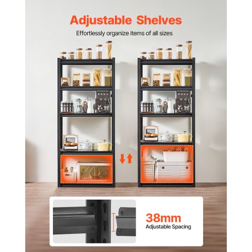 Storage Shelves 2000 lbs 5 Tier Garage Storage Shelving 16 D x 32 W x