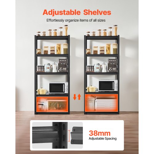 Storage Shelves 2000 lbs 5 Tier Garage Storage Shelving 18 D x 32 W x