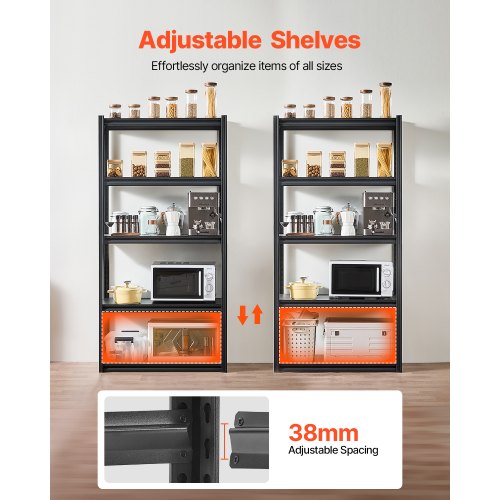 Storage Shelves 2000 lbs 5 Tier Garage Storage Shelving 18 D x 36 W x