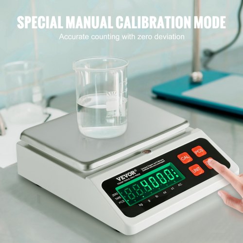 Industrial Counting Scale 10 kg x 0.1 g Digital Scale for Parts and Coins