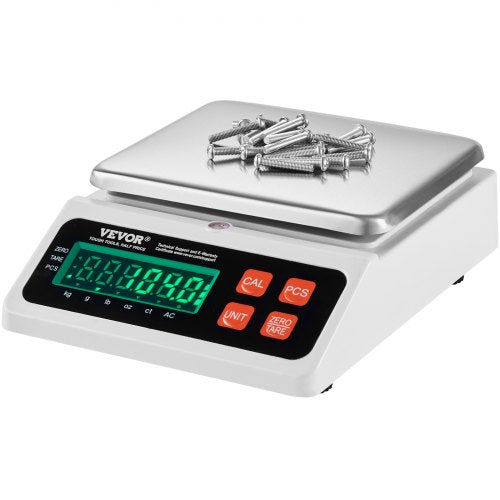 Industrial Counting Scale 10 kg x 0.1 g Digital Scale for Parts and Coins