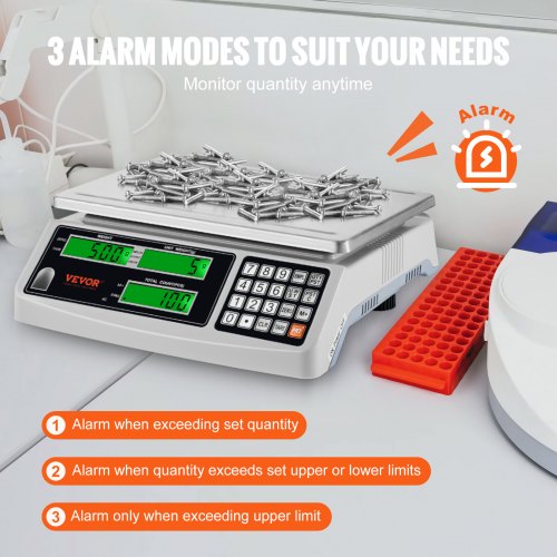 Industrial Counting Scale 30 kg x 1 g Digital Scale for Parts and Coins