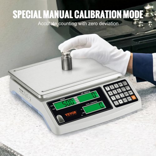 Industrial Counting Scale 30 kg x 1 g Digital Scale for Parts and Coins