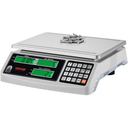 Industrial Counting Scale 30 kg x 1 g Digital Scale for Parts and Coins