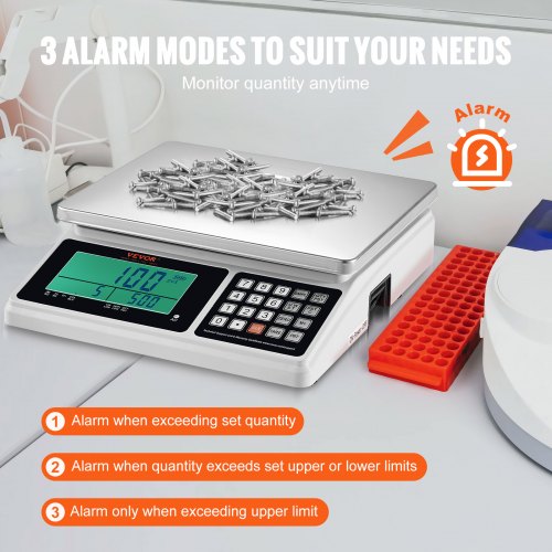 Industrial Counting Scale 30 kg x 1 g Digital Scale for Parts and Coins