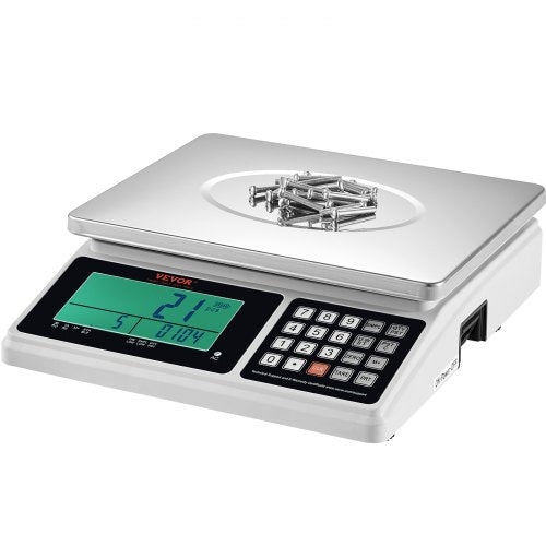 Industrial Counting Scale 30 kg x 1 g Digital Scale for Parts and Coins