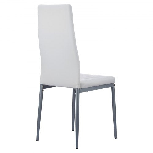 Modern Dining Room Accent Chairs Set of 4 Upholstered Leather Side Chair 1