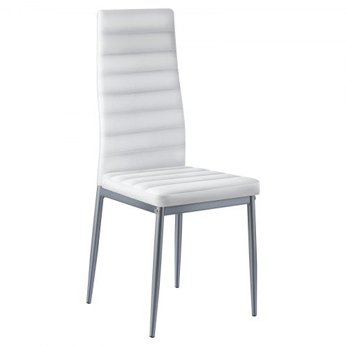 Modern Dining Room Accent Chairs Set of 4 Upholstered Leather Side Chair 1