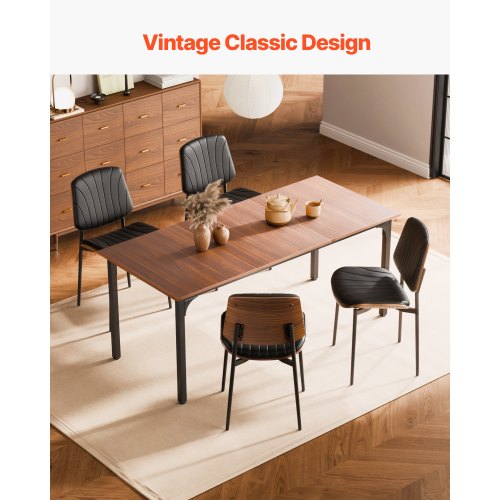 Modern Dining Room Accent Chairs Set of 2 Upholstered Leather Side Chair