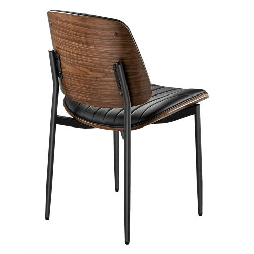Modern Dining Room Accent Chairs Set of 2 Upholstered Leather Side Chair