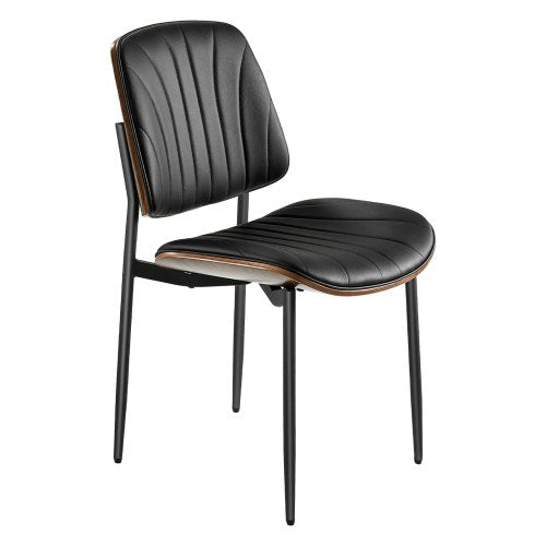 Modern Dining Room Accent Chairs Set of 2 Upholstered Leather Side Chair