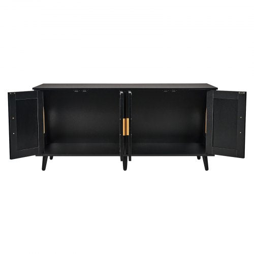 Cat Litter Box Enclosure Wooden Litter Box Furniture Hidden 2 Rooms Black –