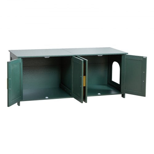 Cat Litter Box Enclosure for Multi Cats 47.2 in Hidden Litter Box Cabinet 1