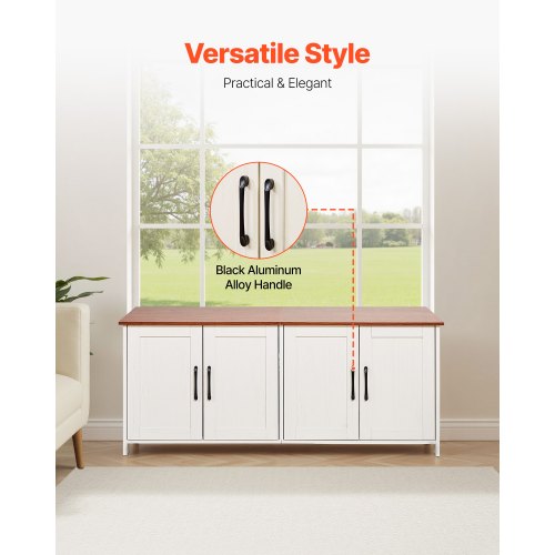 Cat Litter Box Enclosure for Multi Cats 47.2 in Hidden Litter Box Cabinet 2