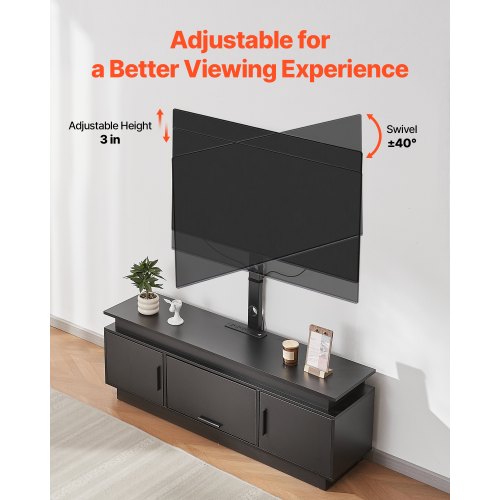 60 TV Stand with Mount for up to 75 in TVs Entertainment Center with Power
