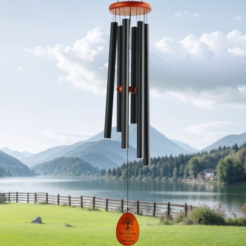 Wind Chimes for Outside 41 in Deep Tone Wind Chimes with 6 Tubes Unique