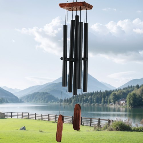 Wind Chimes for Outside 48 in Deep Tone Wind Chimes with 5 Tubes Unique