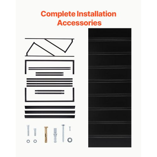 Fixed Metal Awning 104 x 36 in Window Awning Door Canopy Stable Triangle