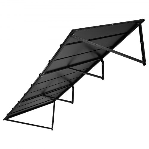 Fixed Metal Awning 104 x 36 in Window Awning Door Canopy Stable Triangle