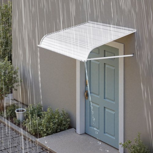 Aluminum Awning 40 x 42 in Durable Window Awning Door Canopy Lightweight
