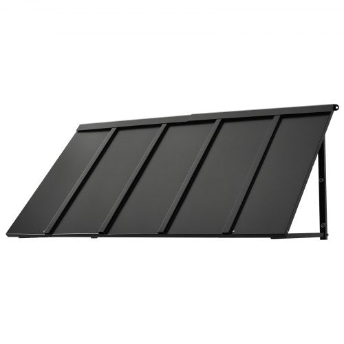Fixed Metal Awning 56 x 24 in Window Awning Door Canopy Stable Triangle
