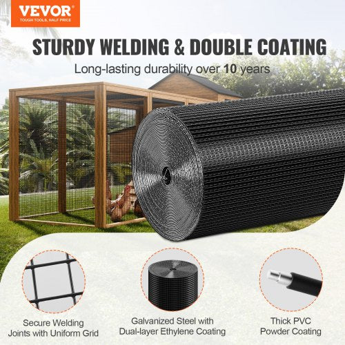 Hardware Cloth 24 x 100 Galvanized Wire Mesh Roll 19 Gauge Chicken Wire