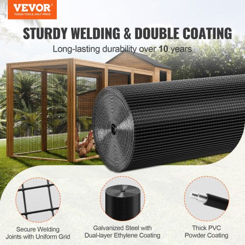Hardware Cloth 36 x 100 Galvanized Wire Mesh Roll 19 Gauge Chicken Wire