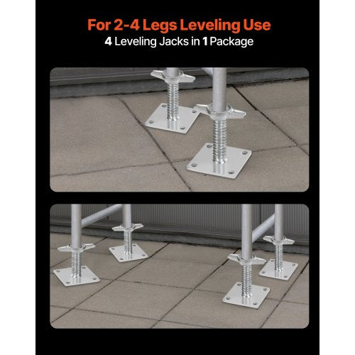 4Pack Adjustable Leveling Jacks 18.2 In Adjustable Height 3307lbs1500kg