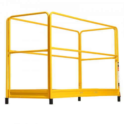 6ft Scaffolding Safety Guard Rail System For BakerStyle Scaffolding Yellow