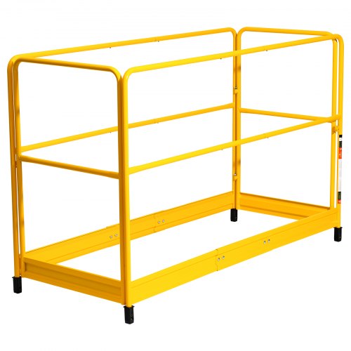 6ft Scaffolding Safety Guard Rail System For BakerStyle Scaffolding Yellow
