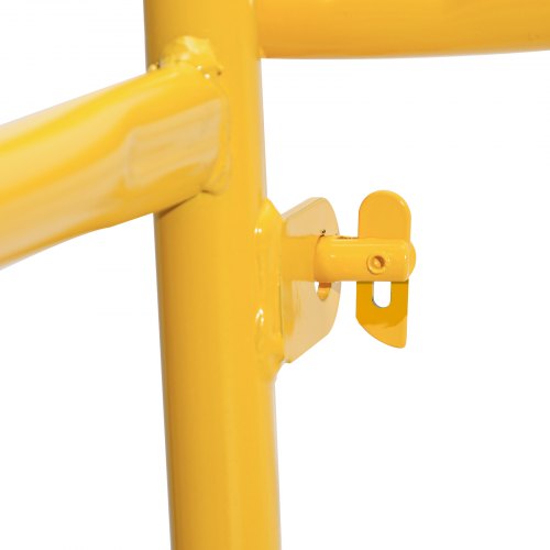 6ft Scaffolding Safety Guard Rail System For BakerStyle Scaffolding Yellow