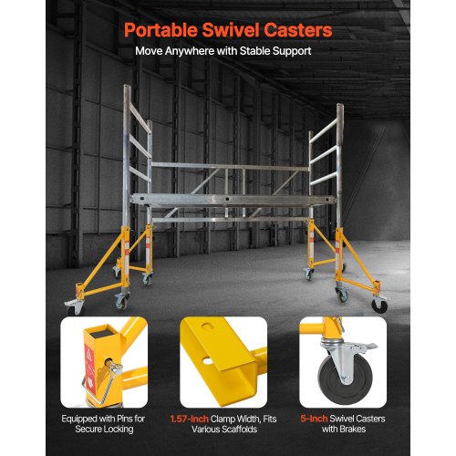 4Pack Scaffold Outriggers 1000 lbs Total Load Capacity BakerStyle